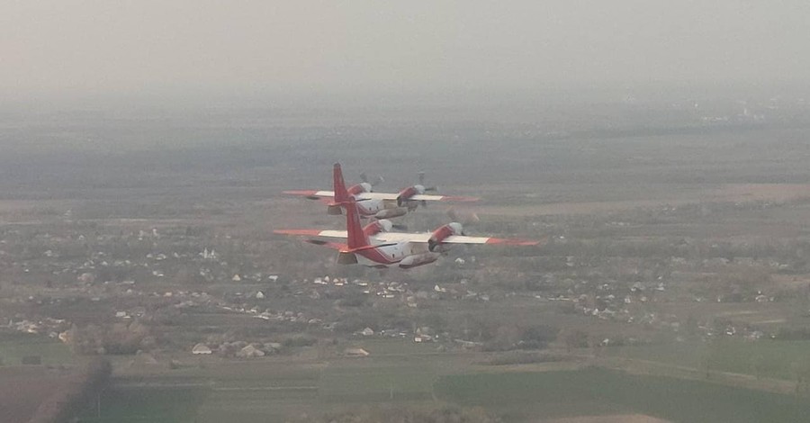 Пожарные самолеты ГСЧС Украины прибыли в Турцию 