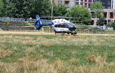 Из Ровно в Киев транспортировали вертолетом тяжелобольного младенца