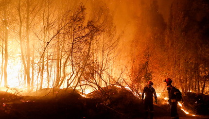 В Греции продолжаются лесные пожары. Огонь добрался до Афин