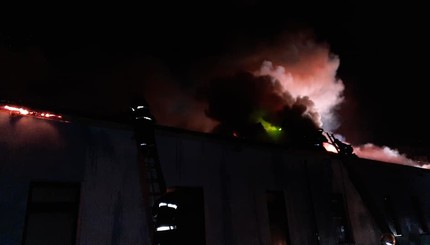 Пожар на железнодорожной станции в Харькове