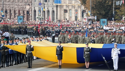 День Независимости Украины: в Киеве начался военный парад