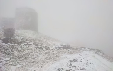 В Україні випав перший сніг