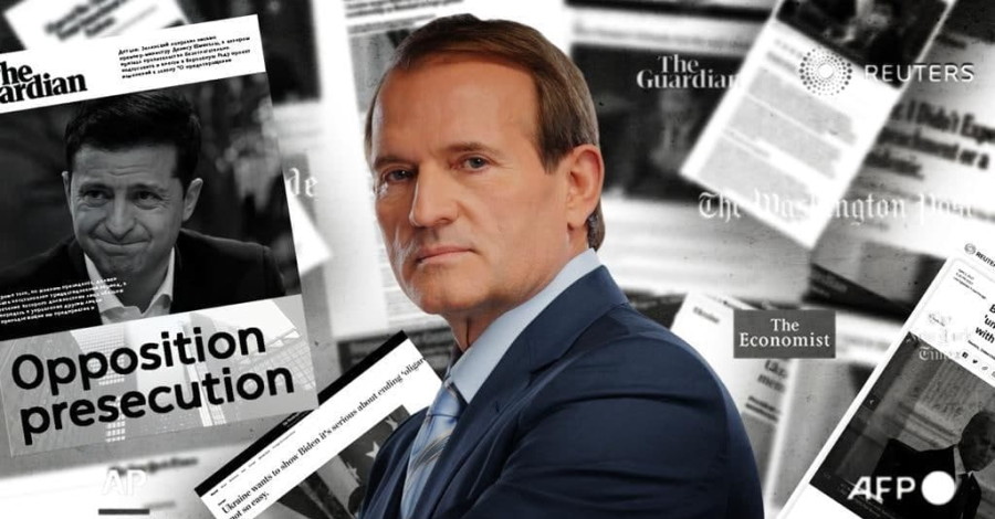 За восемь месяцев зарубежные СМИ опубликовали около 96,9 тысяч публикаций с критикой за незаконное преследование Виктора Медведчука