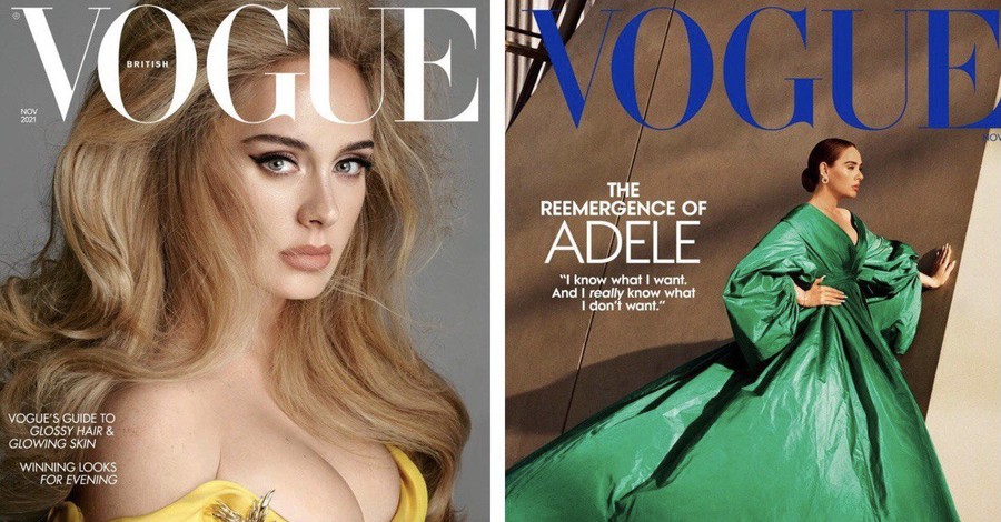 Вперше в історії Vogue: Адель прикрасила обкладинки в США і Британії і дала перше інтерв'ю за п'ять років