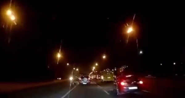 З'явилося відео смертельної аварії в Києві: легковик протаранив маршрутку 