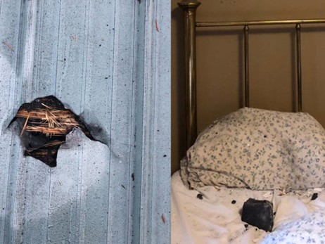 В Британской Колумбии метеорит пробил крышу дома и упал на кровать рядом с женщиной