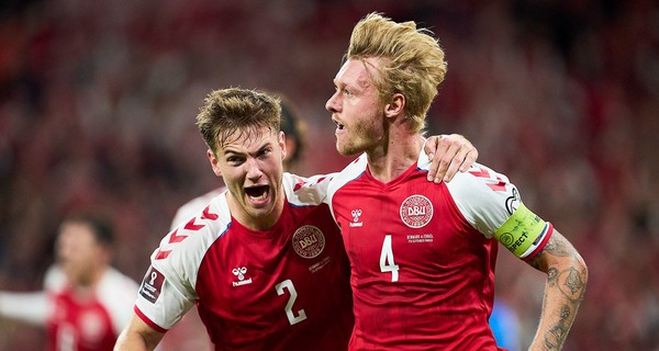 Сборная Дании вышла на ЧМ-2022. У скандинавов восемь побед в восьми матчах с разницей мячей 27:0