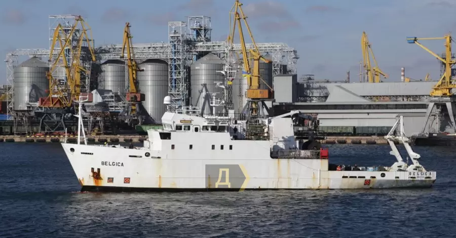 Подароване Україні бельгійське науково-дослідне судно прибуло до Одеси