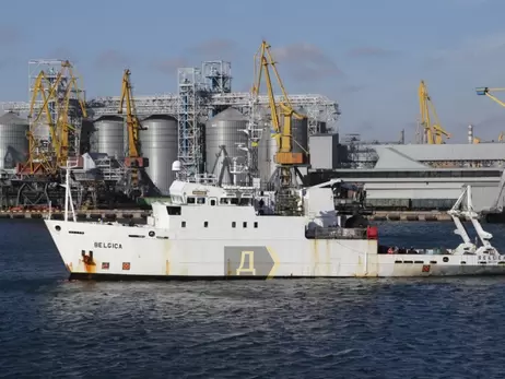 Подаренное Украине бельгийское научно-исследовательское судно прибыло в Одессу  