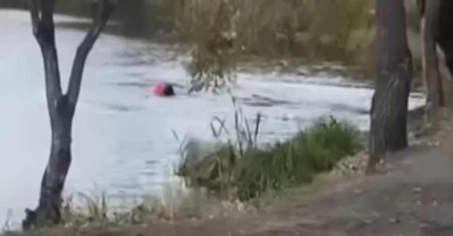 Випадково опинилия поруч: у Києві поліцейські врятували малу, яка впала в глибоку водойму