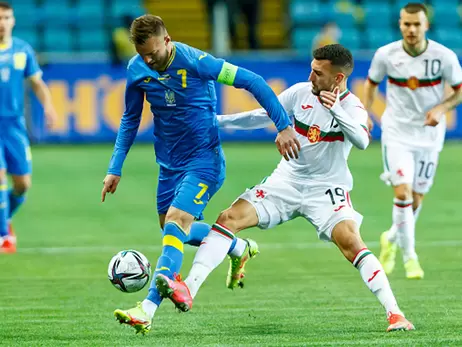 Футбольна збірна України завдала 36 ударів по воротах збірної Болгарії, але не перемогла