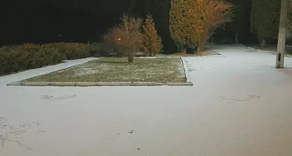 На Сумщине и Черниговщине выпал первый снег
