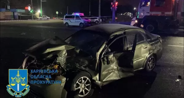 Водій вантажівки, який роздавив у Харкові легковик з людьми, був під наркотиками