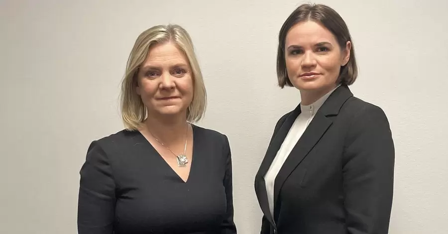 Тихановская сообщила, что первую международную встречу новый премьер Швеции провела с ней