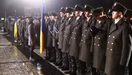 Парад в Киеве по случаю 30-годовщины создания Вооруженных сил Украины