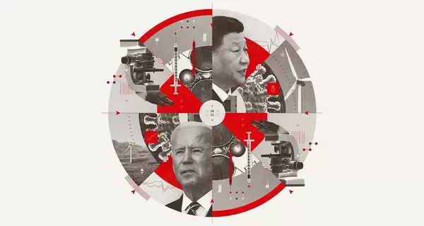 Обложка-прогноз The Economist-2022: Мир ждет финансовая битва между США и Китаем