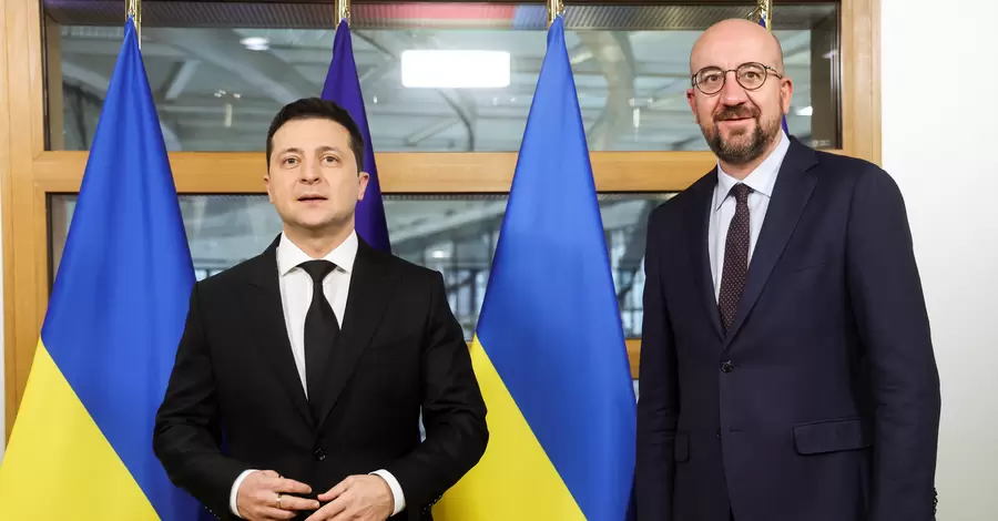 Зеленський зустрівся з Мішелем та обговорив європейські перспективи України