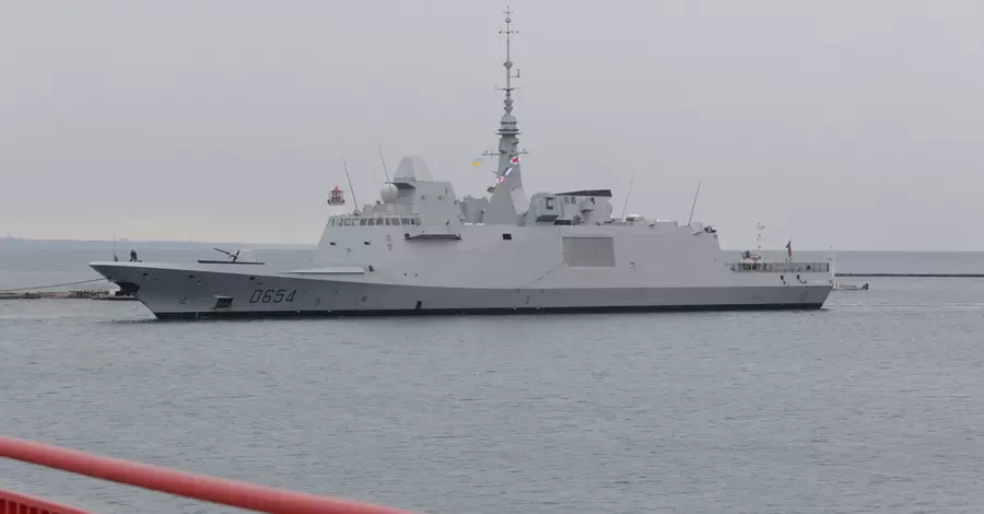  В Одессу впервые прибыл фрегат Военно-морских сил Франции