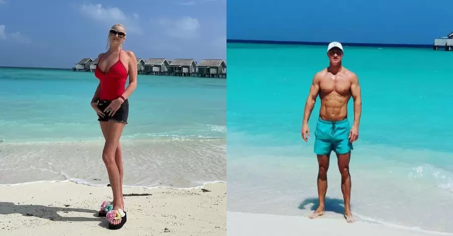 Волочкова показала, як купається на Мальдівах із новим бойфрендом-банщиком
