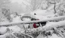 У Пакистані пройшов сильний снігопад