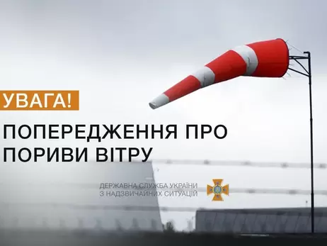 Штормовой ветер в Киеве установил рекорд скорости - самый сильный за 55 лет