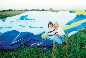 «Утро с Интером»: Даша Трегубова полетала на воздушном шаре 