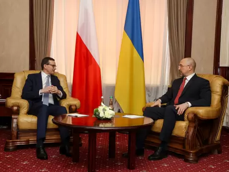 Моравецький та Шмигаль у Києві обговорили новий газопровід між Польщею та Україною