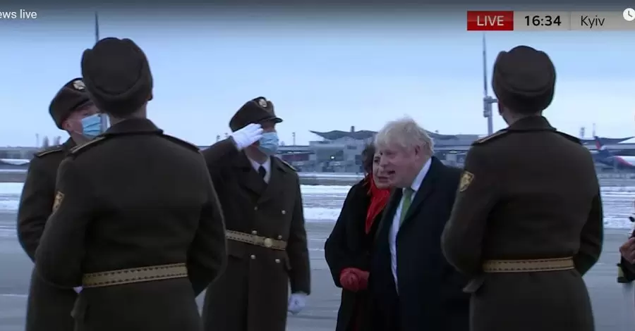До України прибув прем'єр-міністр Великої Британії Борис Джонсон