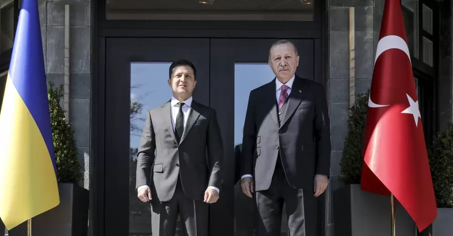 Зеленський прийме Ердогана у Маріїнському палаці 3 лютого