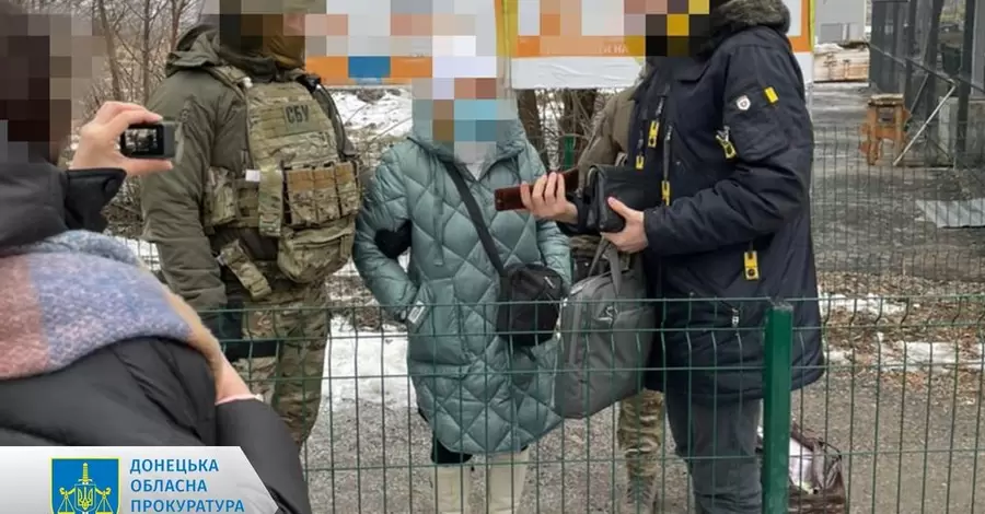 На Донеччині затримали жінку, яка готувала карти з позиціями сил ООС для бойовиків