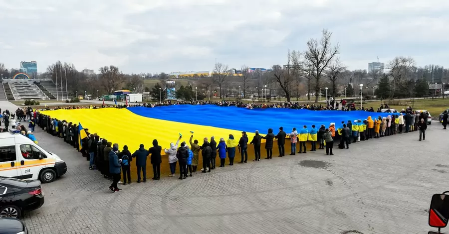 В Україні пройшли акції на честь святкування Дня єднання