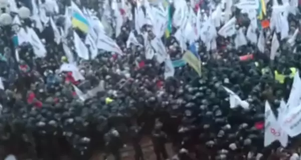 Поліція затримала п'ятьох учасників мітингу підприємців під Радою