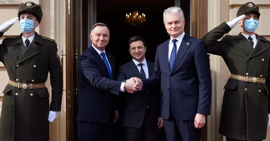 Володимир Зеленський розпочав зустріч із президентами Польщі та Литви