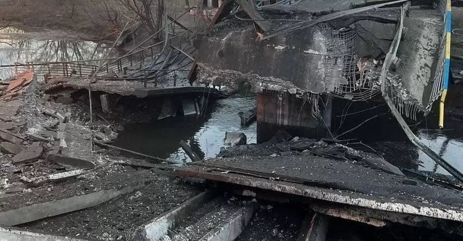 Бои под Киевом ведутся в Дымере и Иванкове, мост через реку Тетерев разрушен