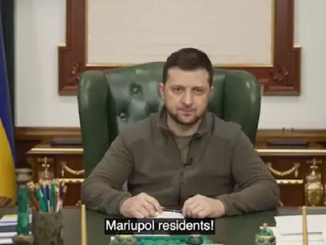 Зеленський: Авіабомба на пологовий будинок у Маріуполі – це доказ геноциду українців