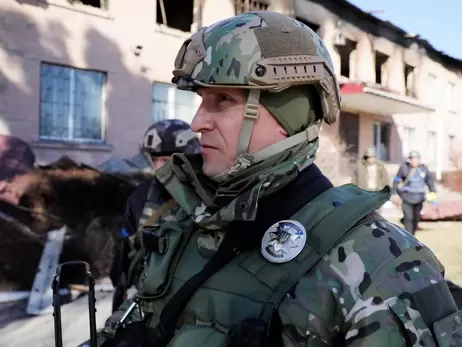 Глава полиции Киевской области Небитов показал, как выглядит освобожденный от российских оккупантов Макаров 