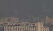 Смог в Киеве после обстрелов