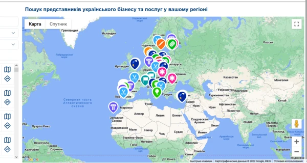 Для украинцев запустили онлайн-платформу для поиска услуг и сервисов за рубежом