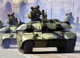 По центру Киева прошли танки! 