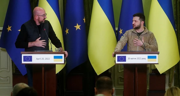 Зеленский встретился в Киеве с главой Евросовета - обсудили санкции и поддержку Украины