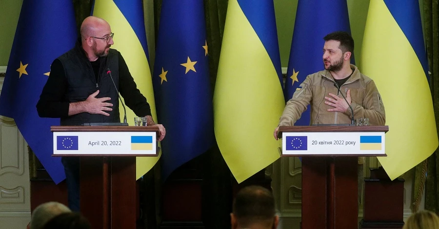 Зеленский встретился в Киеве с главой Евросовета - обсудили санкции и поддержку Украины