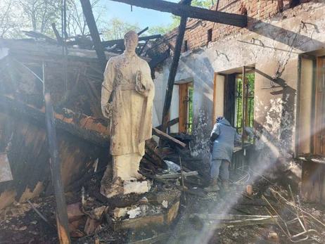 Директор уничтоженного музея Григория Сковороды: Часть экспонатов успели эвакуировать