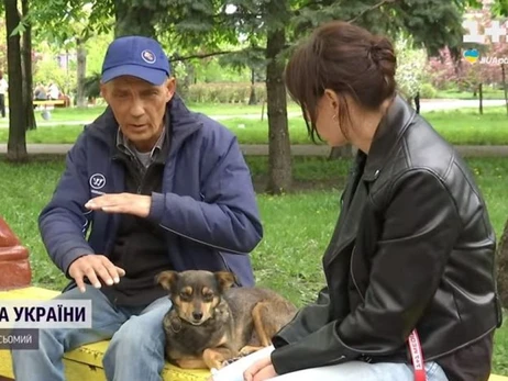 У собаки Жужи, которая вместе с хозяином прошла 200 километров из Мариуполя, зажили лапки