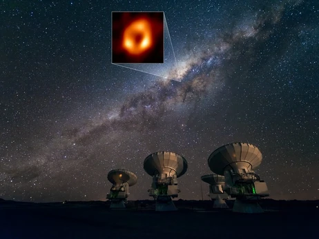 Астрономи показали перше зображення Sgr A* - чорної діри у центрі нашої галактики