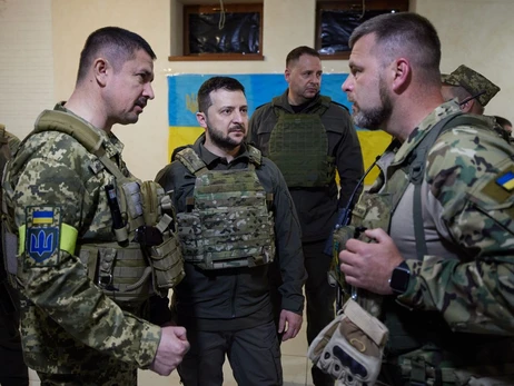 Владимир Зеленский посетил Харьков и передовые позиции украинских военных в области