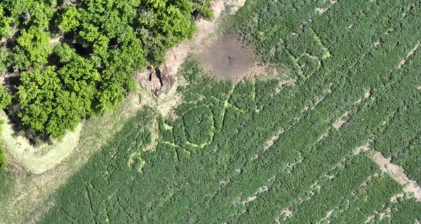 Російські окупанти позначили свої позиції словом 