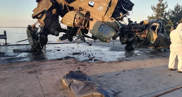 З Київського водосховища дістали російський гелікоптер