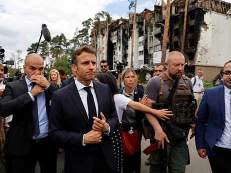 Макрон, Шольц, Драгі та Йоханніс відвідали Ірпінь: фоторепортаж