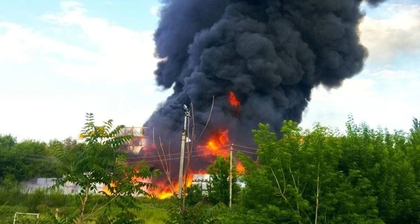 У Запорізькій області загорівся хімзавод 