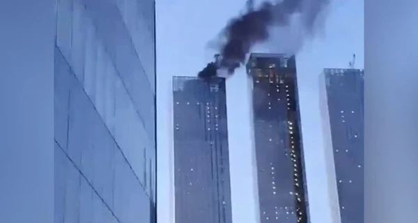 У столиці РФ горів  хмарочос 
